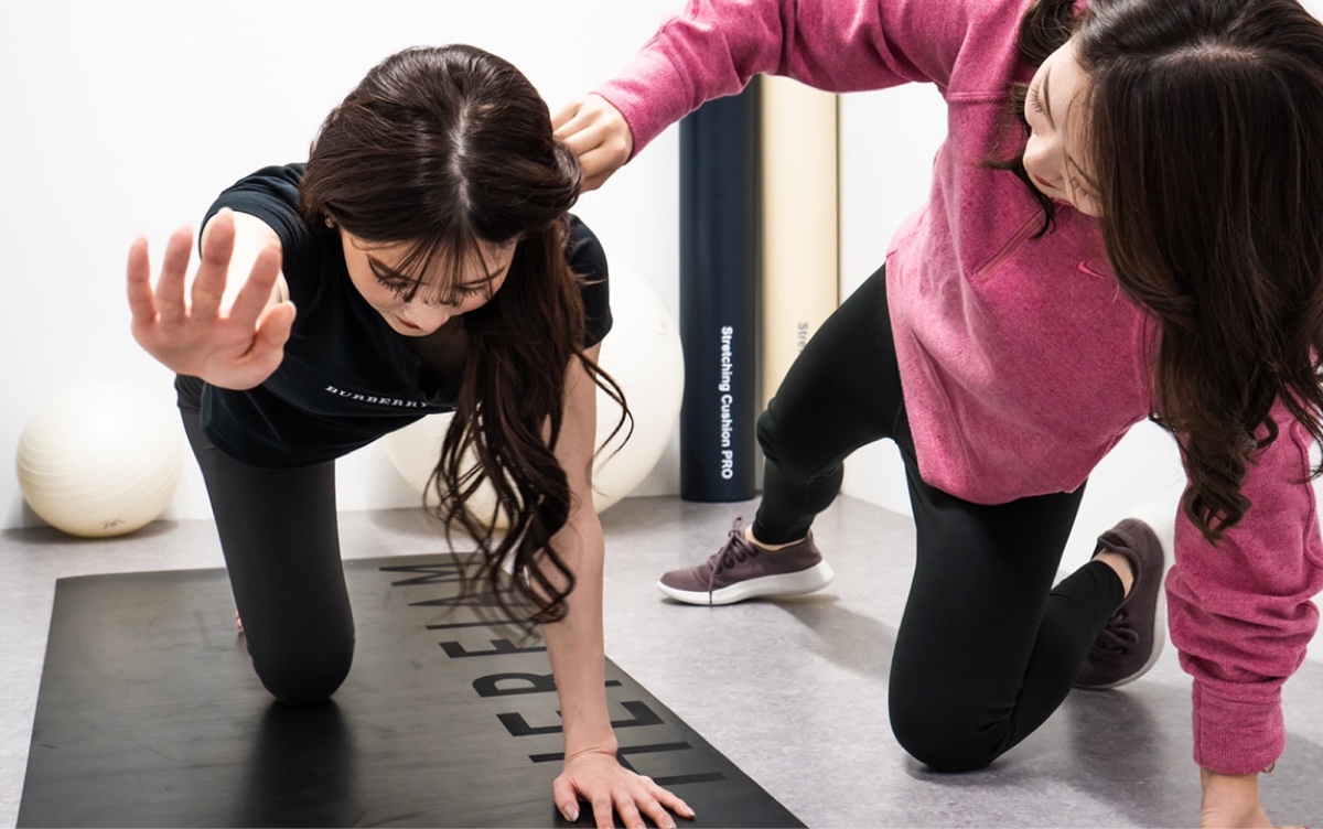 写真:トレーニングしている男性